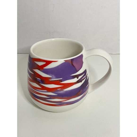 STARBUCKS 2016 Ltd Edition Watercolor Pink Purple 12 oz Coffee Mug - Picture 1 of 8